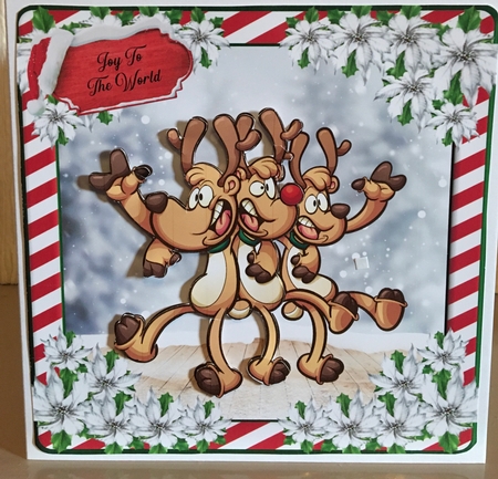 Singing Reindeer by Carole McGregor