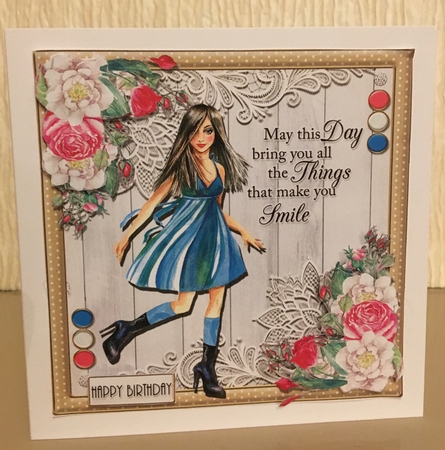 Flower Woman Birthday 1  by Carole McGregor