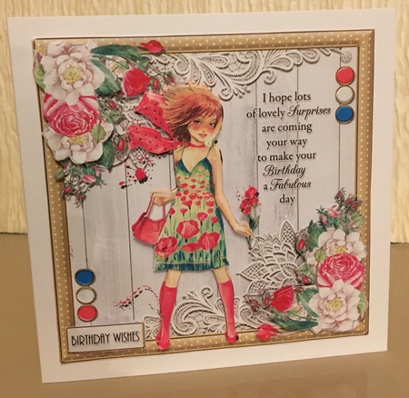 Flower Woman Birthday 2  by Carole McGregor