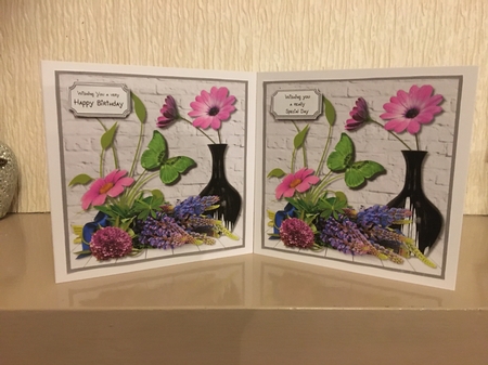 Floral Card Topper by Carole McGregor