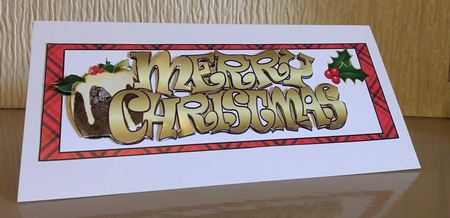 Christmas pudding DL (Large) by Carole McGregor
