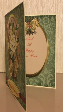 Christmas Florals Card by Carole McGregor