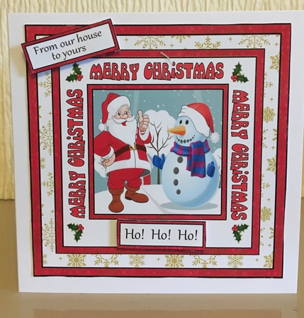SC Santa & the snowman by Carole McGregor