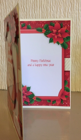 Beautiful Red floral Insert A5 by Carole McGregor
