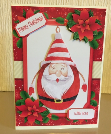 Beautiful Red floral Insert A5 by Carole McGregor