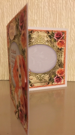 Beautiful Rose Verse Card Front Kit- Get Well #4 by Carole McGregor