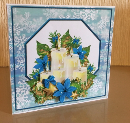 christmas candles step by step 3 by Carole McGregor