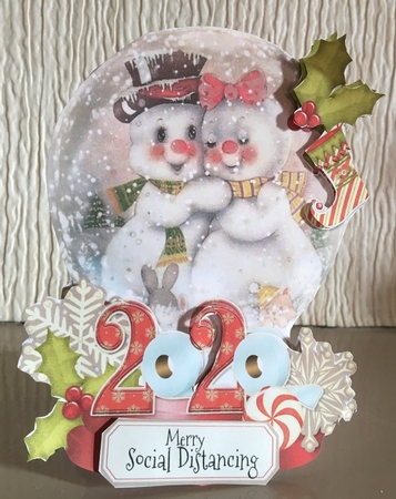 Partners in Quarantine Snow Globe Mini Kit by Carole McGregor
