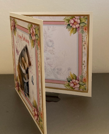 Pretty Floral 4 x 8x8ins Topper Mini Kits No:1 by Carole McGregor