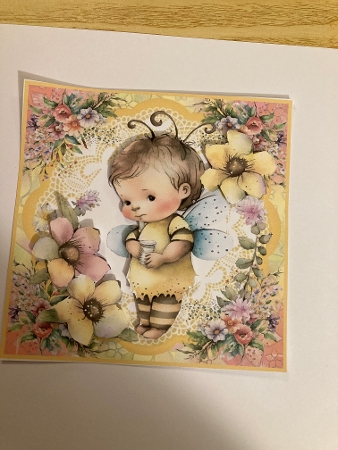 3 Baby bee card fronts/toppers 3 by Carole McGregor