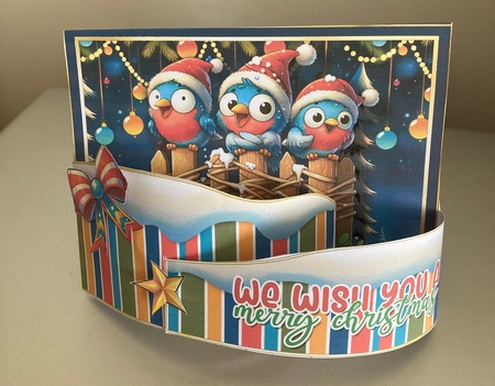 Funny Christmas Birds Bendi Folds BUNDLE by Carole McGregor
