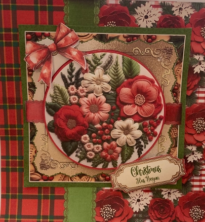 Christmas Has Begun 10 6x6 Simply Cards  by Carole McGregor