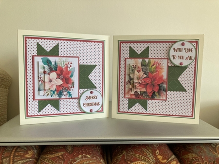 CLASSIC CHRISTMAS POINSETTIA MINIKIT by Carole McGregor