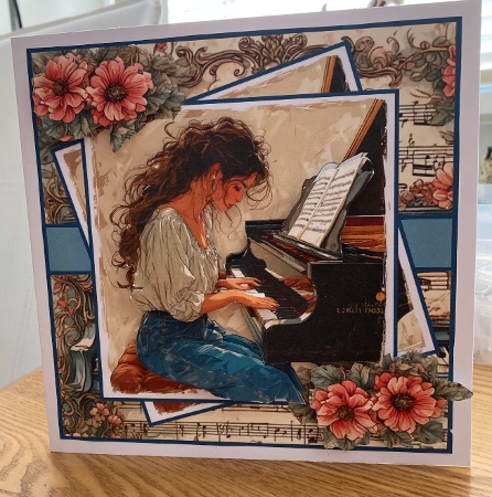 Beautiful Piano Player by Carole McGregor