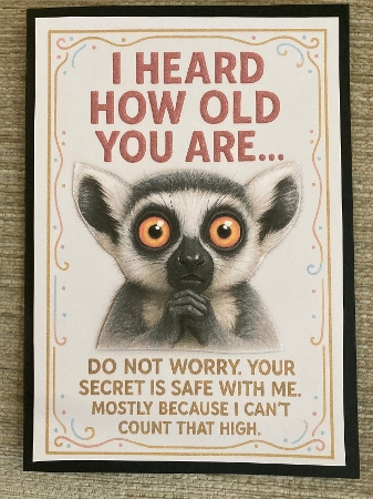 DD FUNNY BIRTHDAY A4 7 by Carole McGregor