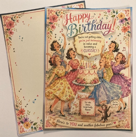 Dancing Ladies 5x7 Card Front Kit-3 by Carole McGregor