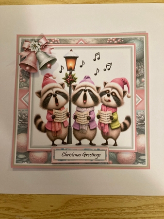 Christmas Carolers Mini Page Kit by Carole McGregor
