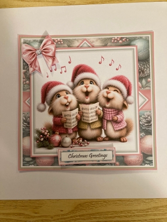 Christmas Carolers Mini Page Kit by Carole McGregor