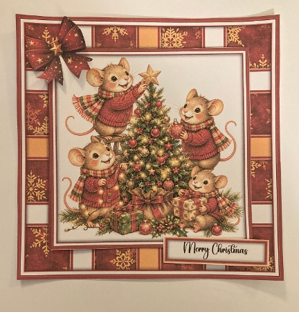 Christmas Mice - Mini Kit 6x6 by Carole McGregor