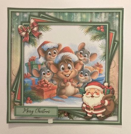 Christmas Mice 1 - Mini Kit 6x6 by Carole McGregor