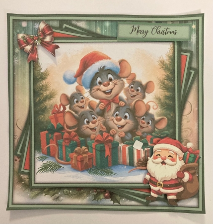 Christmas Mice 1 - Mini Kit 6x6 by Carole McGregor