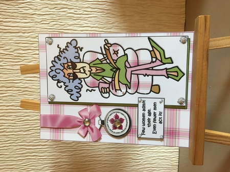 Stella Admits Her Age Quick Card by Carole McGregor
