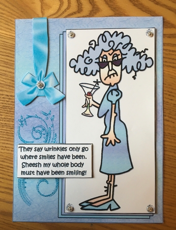 Stella's Body Has Been Smiling Quick Card by Carole McGregor