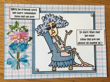 Stella How Old Are We Friend Quick Card by Carole McGregor