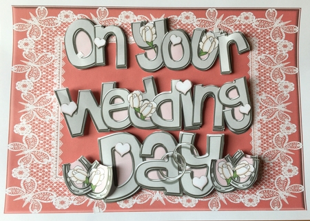 On Your Wedding Day with Roses 3D Decoupage Designs by Carole McGregor