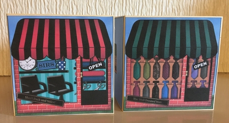 3D Top Drawer Men's Things Shops Notelet Cards Bumper Kit by Carole McGregor