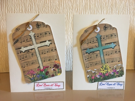 Cross Tags by Carole McGregor