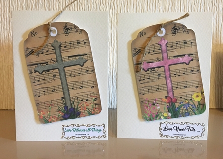 Cross Tags by Carole McGregor