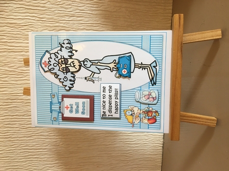 Nurse Stella Has the Happy Pills Quick Card by Carole McGregor