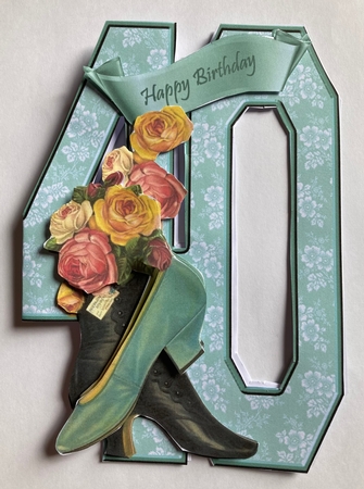 40th Birthday Card Ladies by Carole McGregor