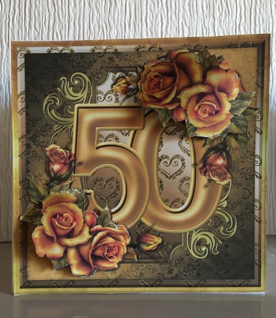 50 Year Birthday- Golden  Wedding Mini Kit by Carole McGregor