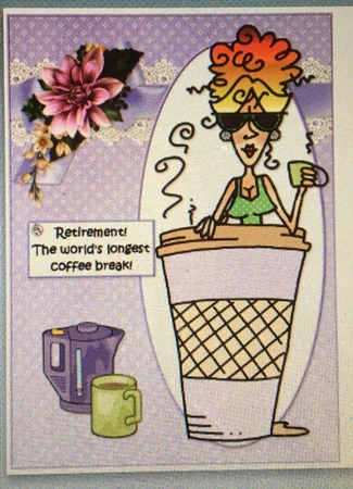 Rita and retirement quick card by Carole McGregor