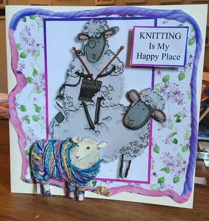 Knitting Is My Happy Place by Carole McGregor