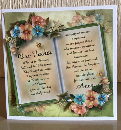 The Lords Prayer - Open Book by Carole McGregor
