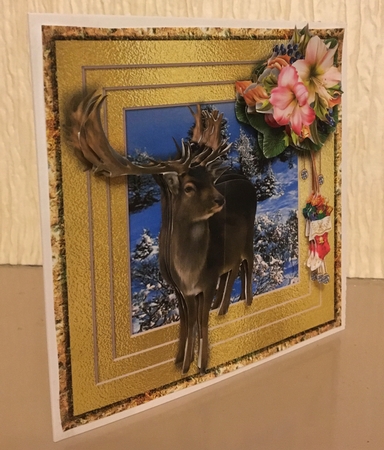 Stepping Out Christmas - Reindeer by Carole McGregor