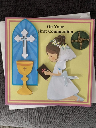 FIRST COMMUNION - GIRL by Carole McGregor