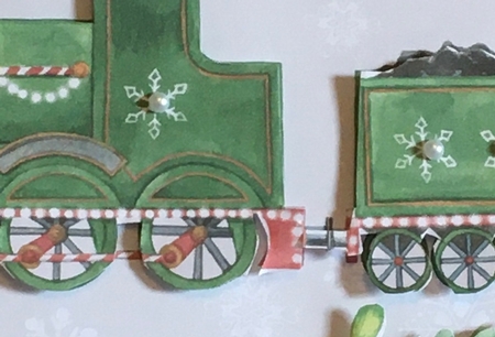 Festive Frolics Christmas Train by Carole McGregor