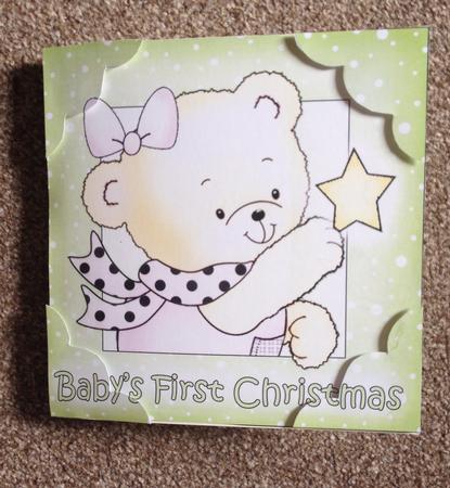 8 x 8 Rosie's Xmas Star Baby's 1st Christmas Topper by Carole McGregor