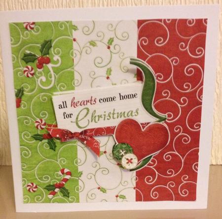 All Hearts Come Home for Christmas 8x8 by Carole McGregor