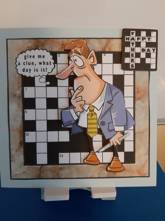  Give Me A Clue - Decoupage by Caroline Curran