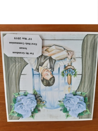First Communion Boy by Caroline Curran