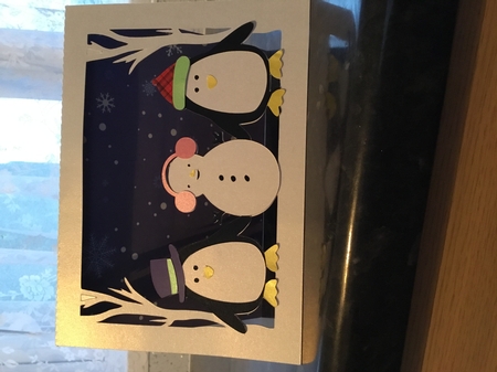 Penguins and Snowman Card Featured Gallery Photo