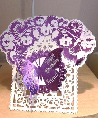 Leaf Top Layer Card by Caroline Durnell