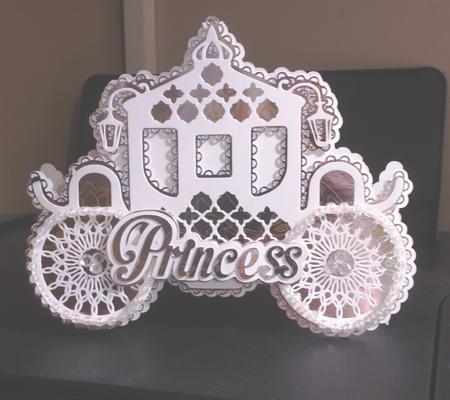 Princess Carriage Card by Caroline Durnell