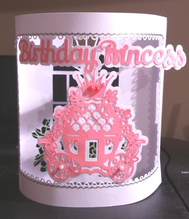 Princess Bendy Card by Caroline Durnell