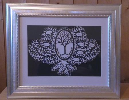 Tina's Scalloped Family Tree by Caroline Durnell